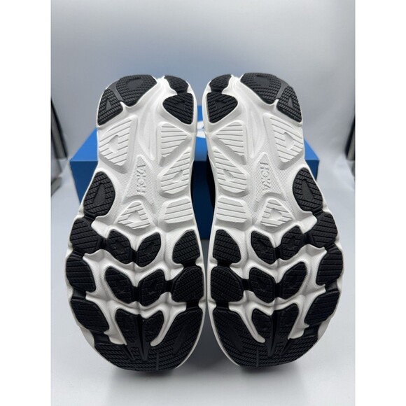 Hoka One One Clifton 9D Sneakers Running, Walking Black Mesh 1162030 BWHT - Picture 14 of 16